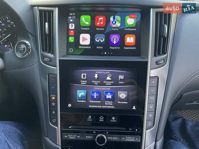 Серый Инфинити Q60, объемом двигателя 3 л и пробегом 97 тыс. км за 24500 $, фото 15 на Automoto.ua