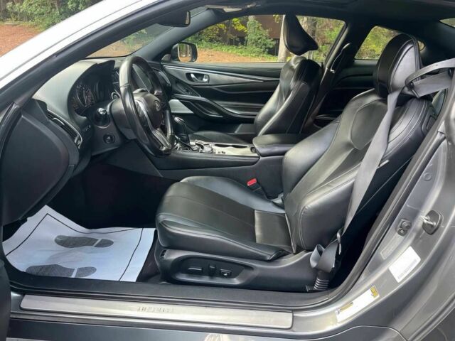 Серый Инфинити Q60, объемом двигателя 3 л и пробегом 32 тыс. км за 9800 $, фото 9 на Automoto.ua