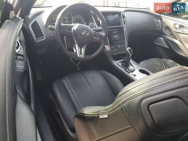 Серый Инфинити Q60, объемом двигателя 3 л и пробегом 85 тыс. км за 8150 $, фото 7 на Automoto.ua