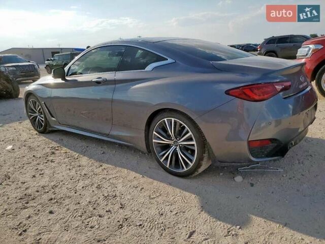 Серый Инфинити Q60, объемом двигателя 3 л и пробегом 57 тыс. км за 6700 $, фото 1 на Automoto.ua