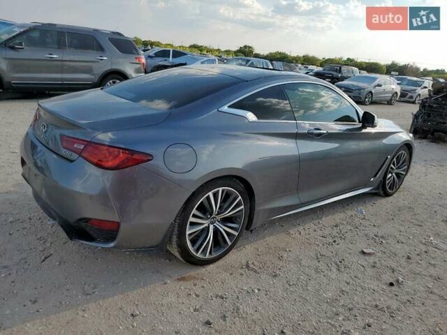 Серый Инфинити Q60, объемом двигателя 3 л и пробегом 57 тыс. км за 6700 $, фото 2 на Automoto.ua