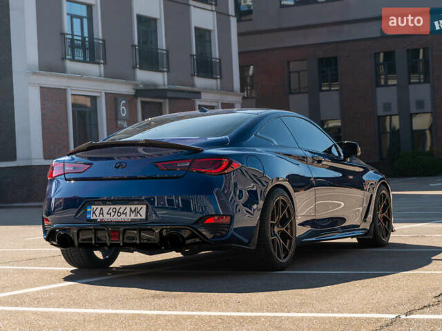 Синий Инфинити Q60, объемом двигателя 3 л и пробегом 98 тыс. км за 22800 $, фото 1 на Automoto.ua