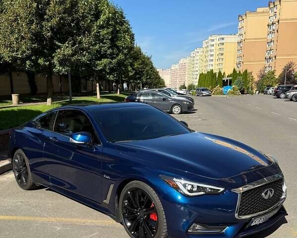 Синій Інфініті Q60, об'ємом двигуна 3 л та пробігом 49 тис. км за 27900 $, фото 2 на Automoto.ua