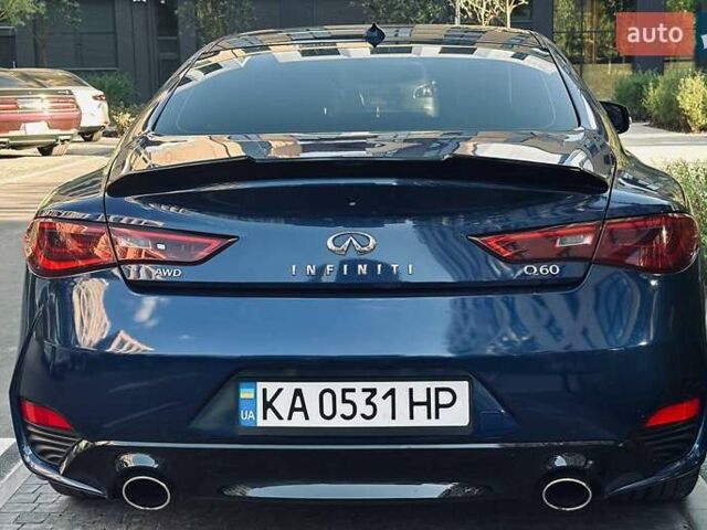 Синій Інфініті Q60, об'ємом двигуна 3 л та пробігом 99 тис. км за 21400 $, фото 2 на Automoto.ua