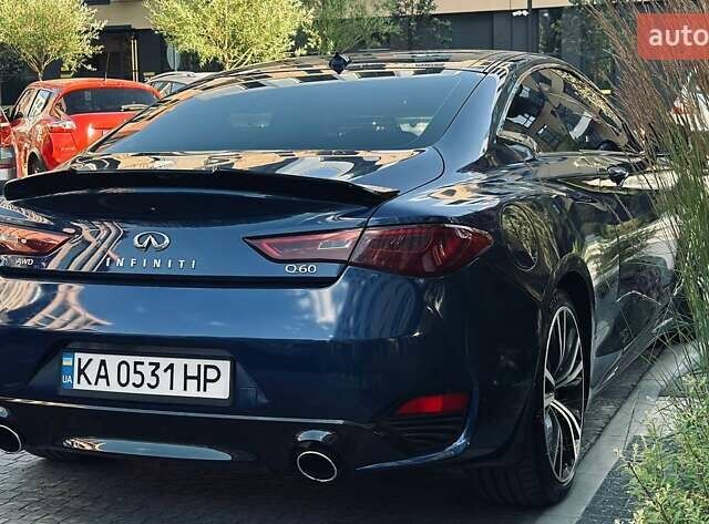 Синій Інфініті Q60, об'ємом двигуна 3 л та пробігом 99 тис. км за 21400 $, фото 1 на Automoto.ua