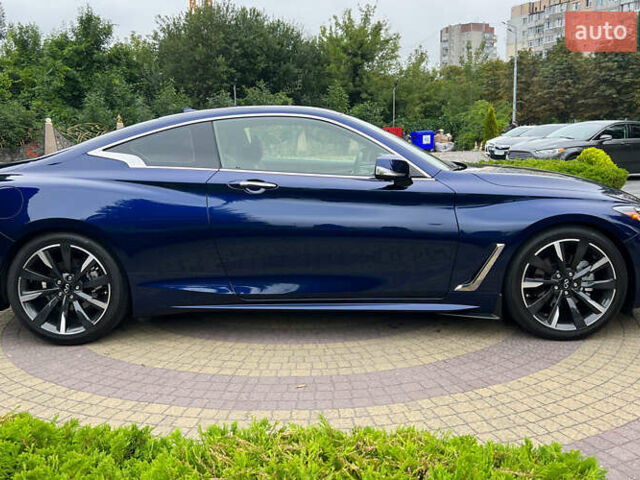 Синий Инфинити Q60, объемом двигателя 3 л и пробегом 12 тыс. км за 29800 $, фото 7 на Automoto.ua