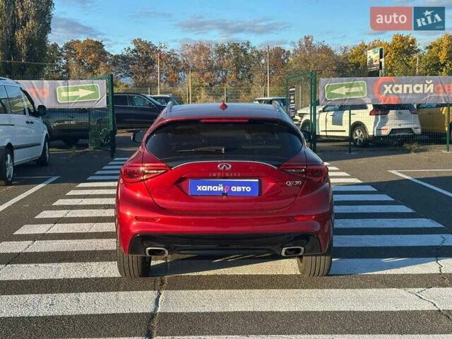 Красный Инфинити QX30, объемом двигателя 1.99 л и пробегом 140 тыс. км за 17990 $, фото 7 на Automoto.ua