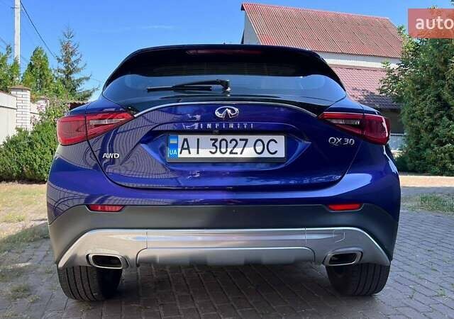 Синий Инфинити QX30, объемом двигателя 1.99 л и пробегом 47 тыс. км за 19500 $, фото 10 на Automoto.ua