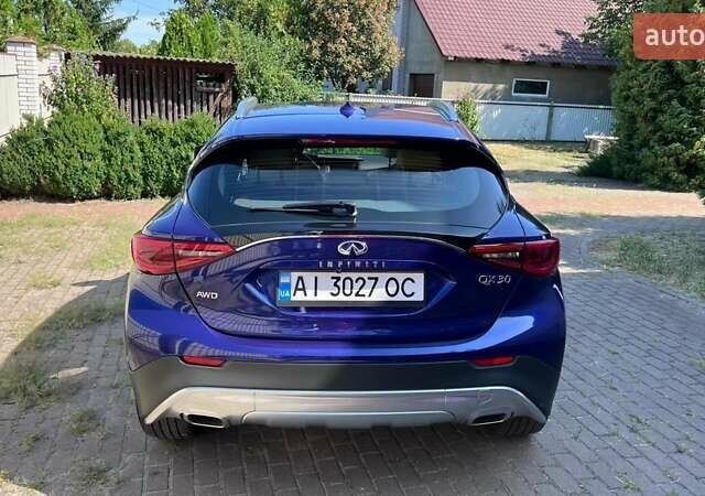 Синий Инфинити QX30, объемом двигателя 1.99 л и пробегом 47 тыс. км за 19500 $, фото 13 на Automoto.ua
