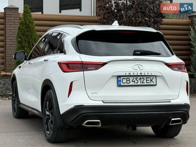 Белый Инфинити QX50, объемом двигателя 2 л и пробегом 77 тыс. км за 19498 $, фото 29 на Automoto.ua