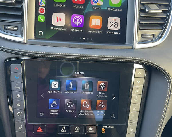 Белый Инфинити QX50, объемом двигателя 2 л и пробегом 74 тыс. км за 29700 $, фото 23 на Automoto.ua