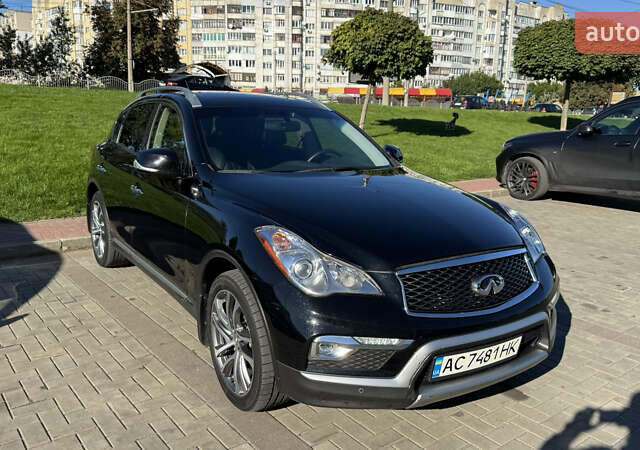 Черный Инфинити QX50, объемом двигателя 3.7 л и пробегом 62 тыс. км за 17000 $, фото 2 на Automoto.ua