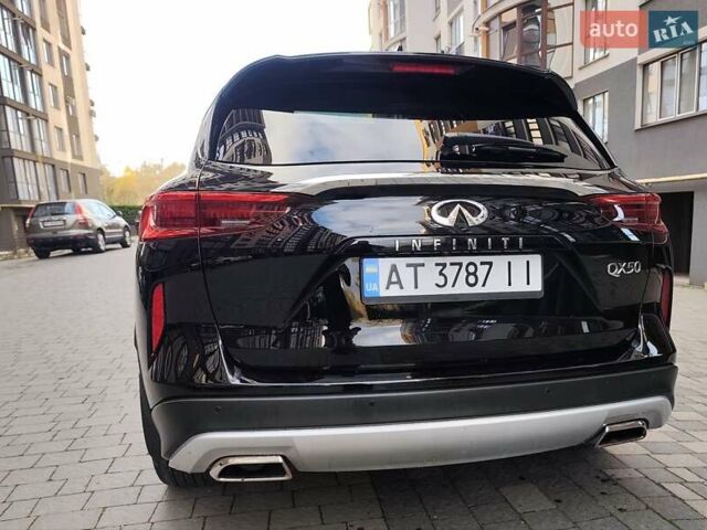 Черный Инфинити QX50, объемом двигателя 2 л и пробегом 130 тыс. км за 19700 $, фото 4 на Automoto.ua