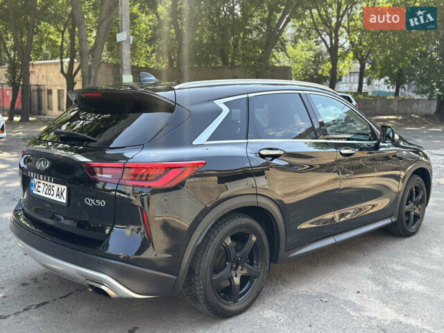 Черный Инфинити QX50, объемом двигателя 2 л и пробегом 155 тыс. км за 23500 $, фото 16 на Automoto.ua
