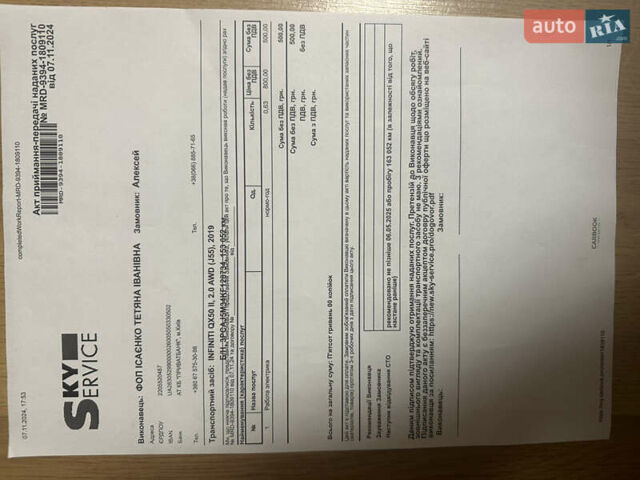 Черный Инфинити QX50, объемом двигателя 2 л и пробегом 155 тыс. км за 23500 $, фото 33 на Automoto.ua