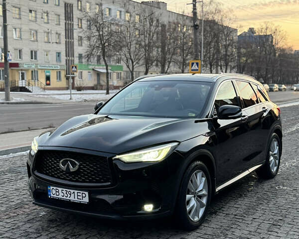 Черный Инфинити QX50, объемом двигателя 2 л и пробегом 137 тыс. км за 22500 $, фото 2 на Automoto.ua