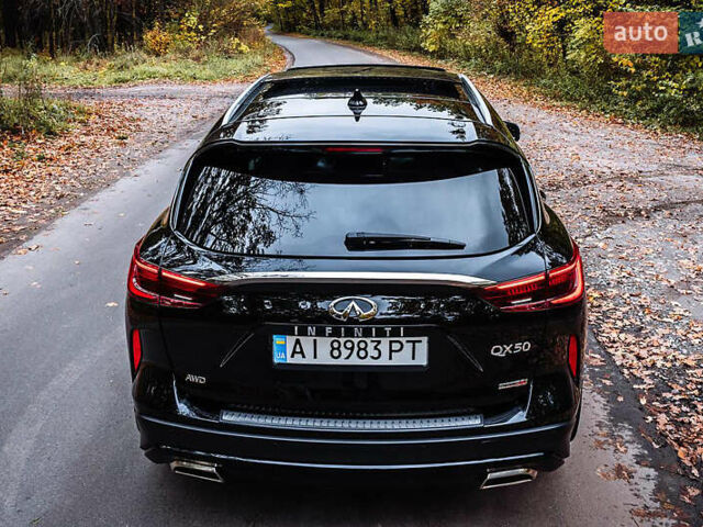 Черный Инфинити QX50, объемом двигателя 2 л и пробегом 64 тыс. км за 24500 $, фото 13 на Automoto.ua