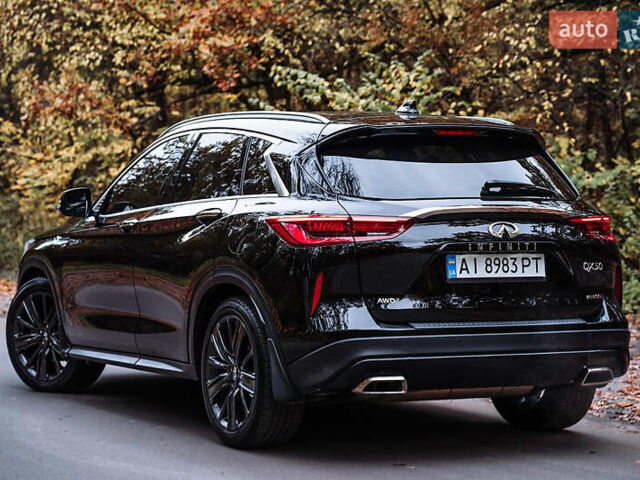 Черный Инфинити QX50, объемом двигателя 2 л и пробегом 64 тыс. км за 24500 $, фото 8 на Automoto.ua