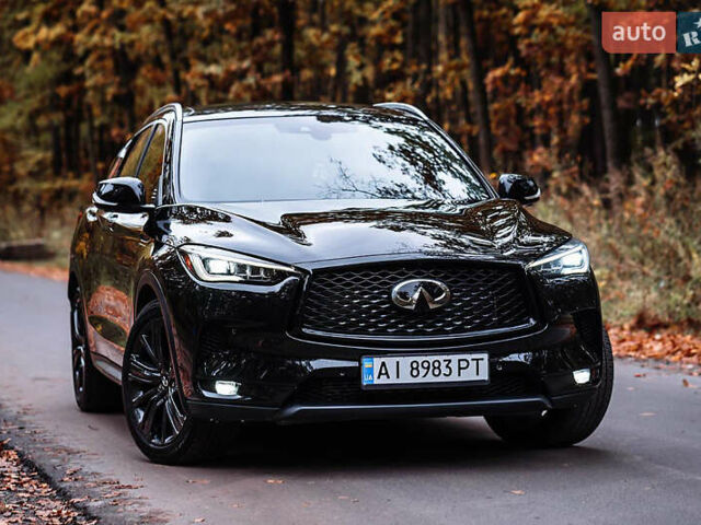 Черный Инфинити QX50, объемом двигателя 2 л и пробегом 64 тыс. км за 24500 $, фото 4 на Automoto.ua