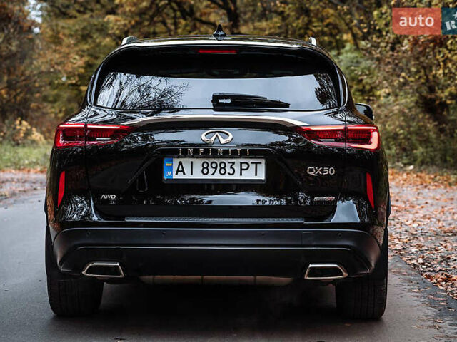 Черный Инфинити QX50, объемом двигателя 2 л и пробегом 64 тыс. км за 24500 $, фото 9 на Automoto.ua