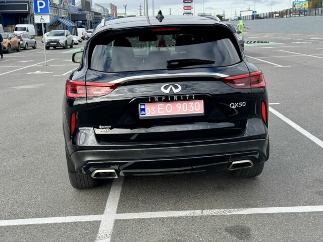 Черный Инфинити QX50, объемом двигателя 2 л и пробегом 66 тыс. км за 21500 $, фото 5 на Automoto.ua
