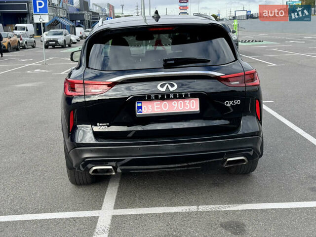 Черный Инфинити QX50, объемом двигателя 2 л и пробегом 66 тыс. км за 21500 $, фото 6 на Automoto.ua