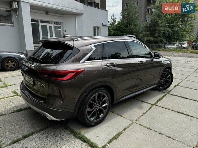 Коричневый Инфинити QX50, объемом двигателя 2 л и пробегом 65 тыс. км за 35000 $, фото 2 на Automoto.ua