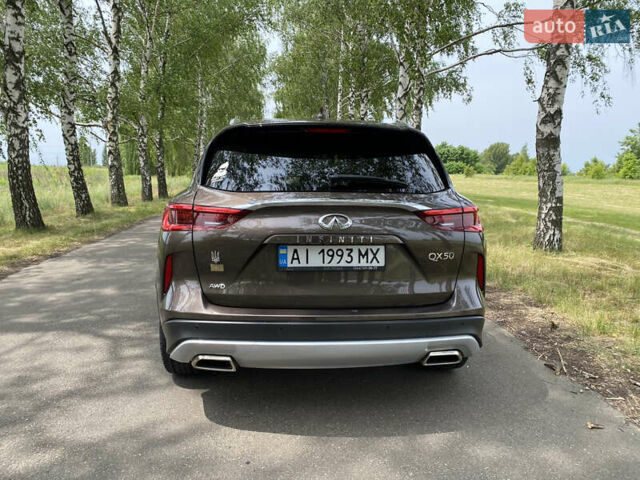 Коричневый Инфинити QX50, объемом двигателя 1.99 л и пробегом 74 тыс. км за 21500 $, фото 7 на Automoto.ua