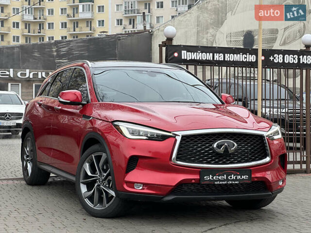 Червоний Інфініті QX50, об'ємом двигуна 2 л та пробігом 35 тис. км за 27699 $, фото 6 на Automoto.ua