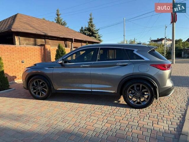 Серый Инфинити QX50, объемом двигателя 2 л и пробегом 122 тыс. км за 24300 $, фото 2 на Automoto.ua