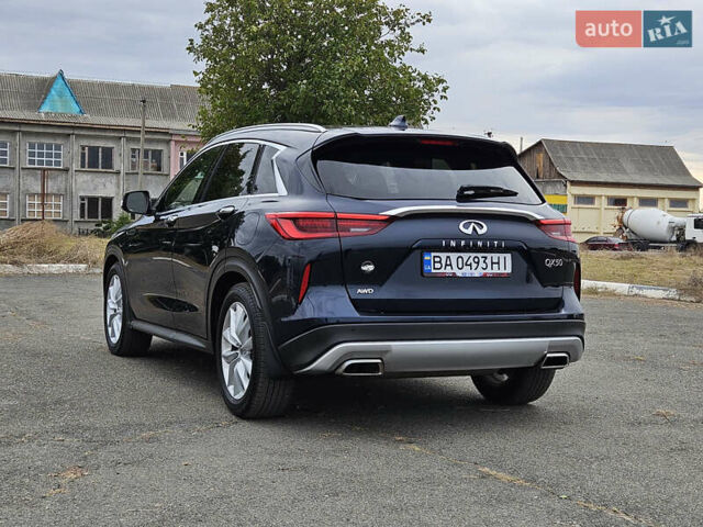Синий Инфинити QX50, объемом двигателя 2 л и пробегом 136 тыс. км за 20900 $, фото 4 на Automoto.ua