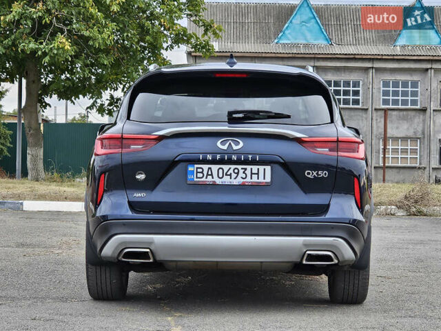 Синий Инфинити QX50, объемом двигателя 2 л и пробегом 136 тыс. км за 20900 $, фото 5 на Automoto.ua