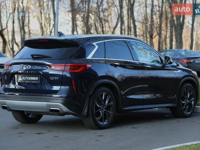 Синий Инфинити QX50, объемом двигателя 1.99 л и пробегом 43 тыс. км за 26000 $, фото 3 на Automoto.ua