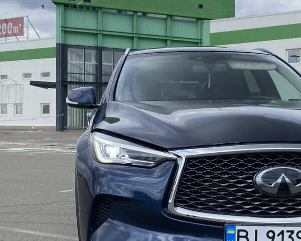 Синій Інфініті QX50, об'ємом двигуна 2 л та пробігом 83 тис. км за 21500 $, фото 9 на Automoto.ua