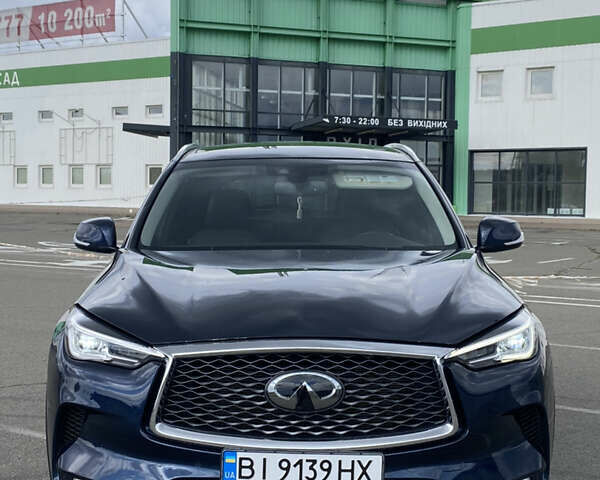 Синій Інфініті QX50, об'ємом двигуна 2 л та пробігом 83 тис. км за 21500 $, фото 1 на Automoto.ua