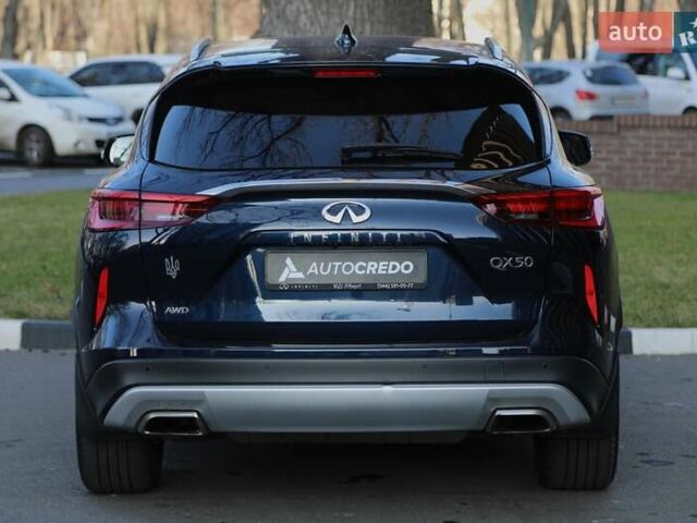 Синий Инфинити QX50, объемом двигателя 1.99 л и пробегом 43 тыс. км за 26000 $, фото 4 на Automoto.ua