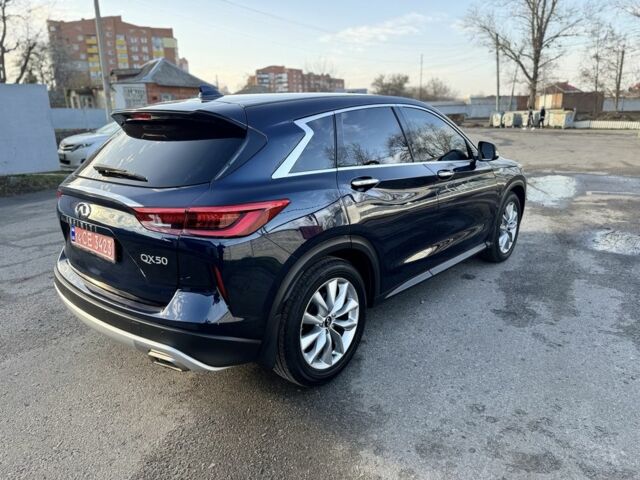 Синій Інфініті QX50, об'ємом двигуна 2 л та пробігом 58 тис. км за 17900 $, фото 3 на Automoto.ua