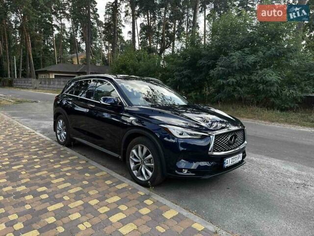 Синий Инфинити QX50, объемом двигателя 2 л и пробегом 70 тыс. км за 28500 $, фото 5 на Automoto.ua