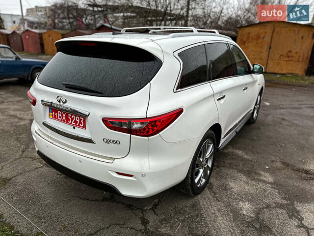 Белый Инфинити QX60, объемом двигателя 2.5 л и пробегом 360 тыс. км за 8900 $, фото 3 на Automoto.ua