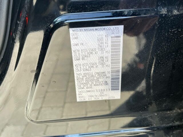 Черный Инфинити QX60, объемом двигателя 2.5 л и пробегом 206 тыс. км за 14500 $, фото 27 на Automoto.ua