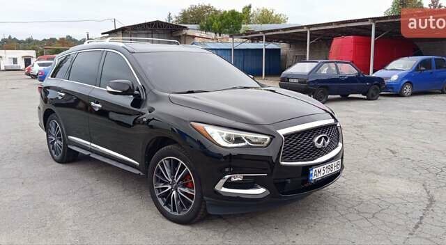 Чорний Інфініті QX60, об'ємом двигуна 3.5 л та пробігом 122 тис. км за 16500 $, фото 1 на Automoto.ua