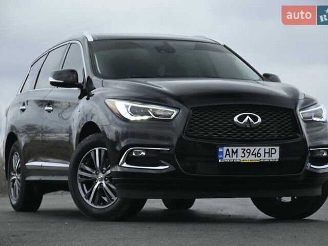 Чорний Інфініті QX60, об'ємом двигуна 3.5 л та пробігом 77 тис. км за 21999 $, фото 1 на Automoto.ua