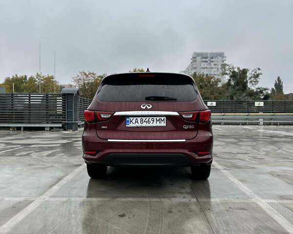 Червоний Інфініті QX60, об'ємом двигуна 3.5 л та пробігом 61 тис. км за 21990 $, фото 7 на Automoto.ua