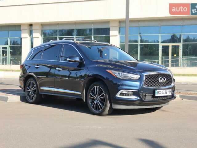 Синий Инфинити QX60, объемом двигателя 3.5 л и пробегом 156 тыс. км за 16000 $, фото 3 на Automoto.ua