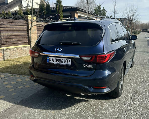 Синий Инфинити QX60, объемом двигателя 3.5 л и пробегом 59 тыс. км за 28900 $, фото 4 на Automoto.ua