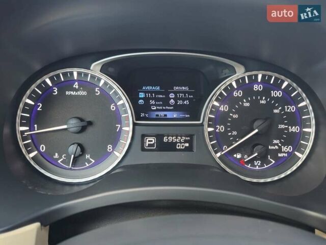 Синий Инфинити QX60, объемом двигателя 3.5 л и пробегом 72 тыс. км за 26500 $, фото 6 на Automoto.ua