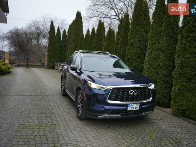 Синий Инфинити QX60, объемом двигателя 3.5 л и пробегом 66 тыс. км за 47400 $, фото 1 на Automoto.ua