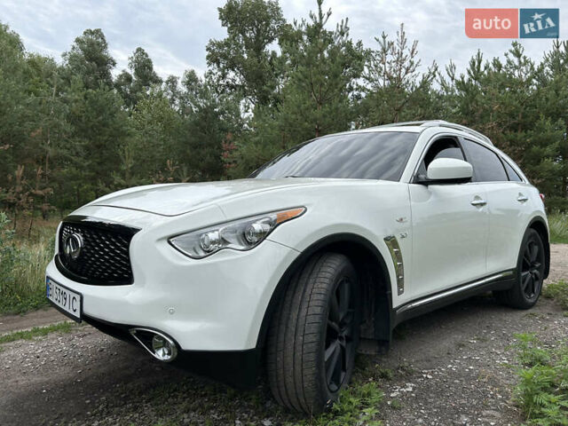 Білий Інфініті QX70, об'ємом двигуна 3.7 л та пробігом 168 тис. км за 17400 $, фото 1 на Automoto.ua