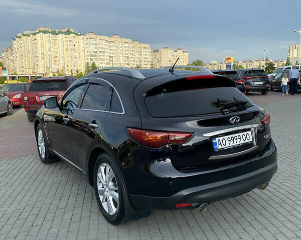 Черный Инфинити QX70, объемом двигателя 2.99 л и пробегом 84 тыс. км за 27900 $, фото 3 на Automoto.ua