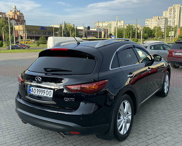 Черный Инфинити QX70, объемом двигателя 2.99 л и пробегом 84 тыс. км за 27900 $, фото 4 на Automoto.ua